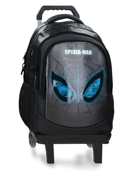 MOCHILA ADAP. 46CM 3C. C/CARRO. SPIDERMAN IS WATCHING US